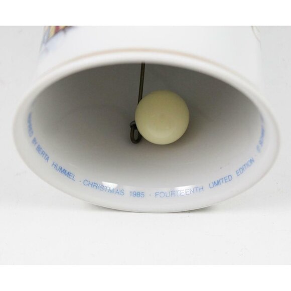 Heavenly Light 1985 Christmas Bell Berta Hummel Schmid  West Germany 14th Ed - Picture 6 of 6